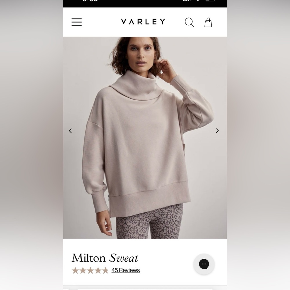 New Varley Milton Sweatshirt